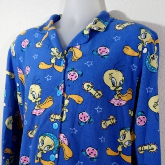 Warner Bros. Tweety Bird Pajama Long Sleeve Shirt 2X -A - Picture 2 of 4